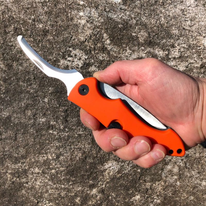 Foldekniv m/buk&aring;pner Oransje